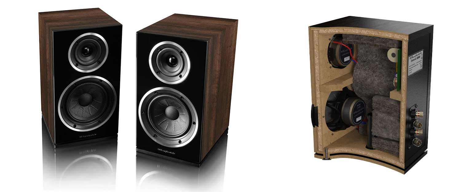 Wharfedale Diamond 220 Bookshelf Loudspeaker in Walnut