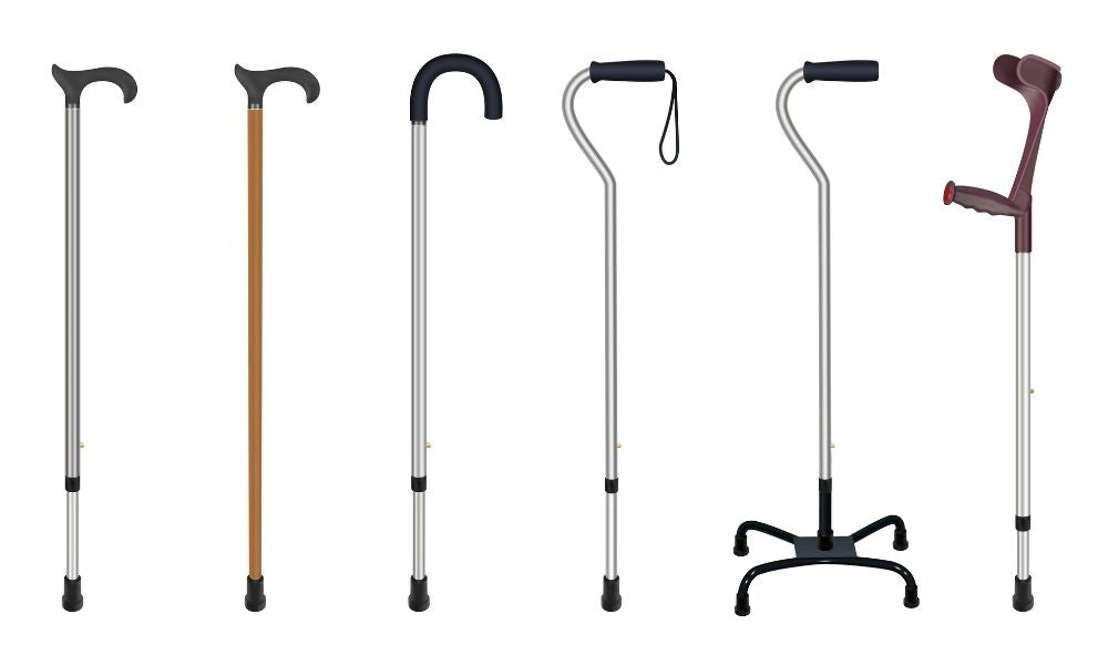 types of walking canes