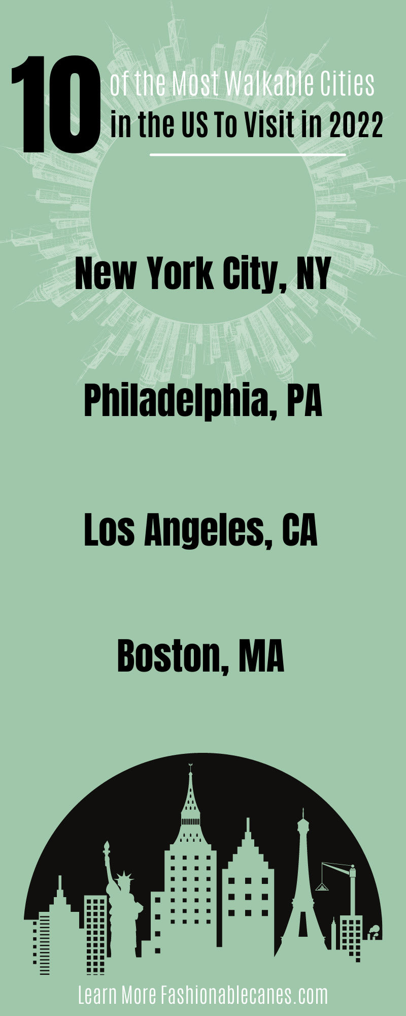 10 of the Most Walkable Cities in the US To Visit in 2022