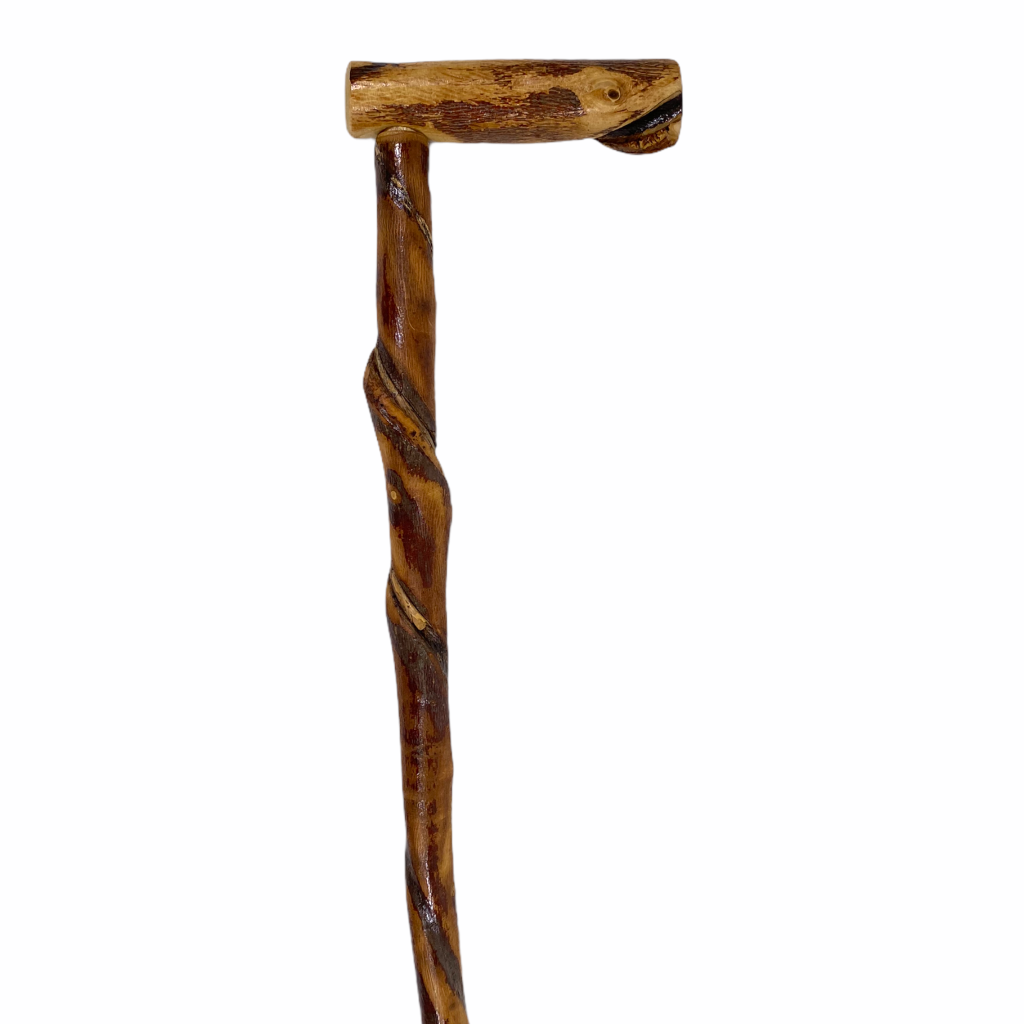 Elegant Wooden Walking Stick Cane Stock Illustration - Download