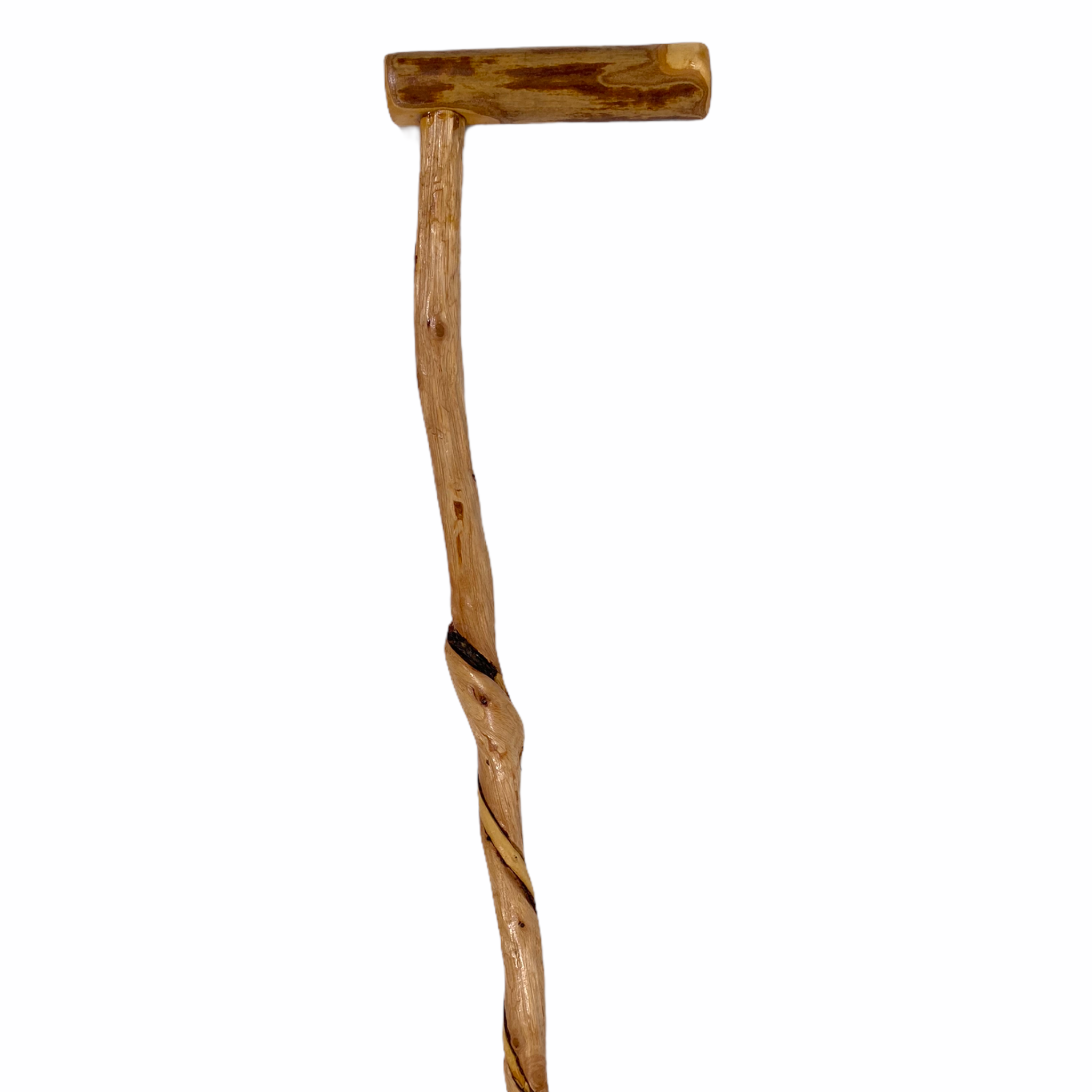 Get Natural Spiral Vine Twisted Wood Walking Cane - 36.5 Online