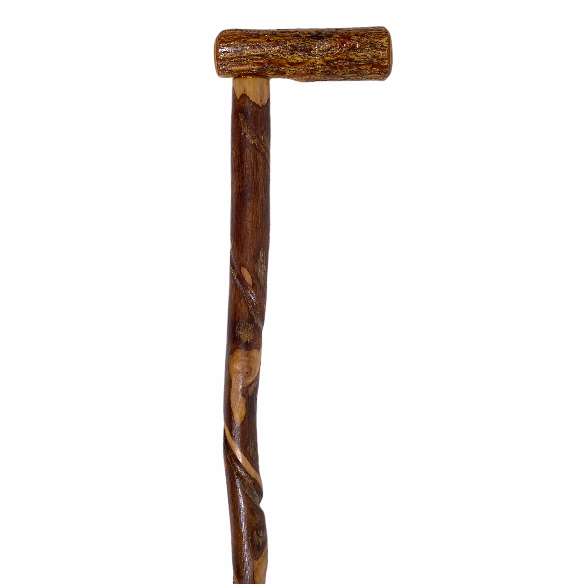 Brazos Walking Sticks 37 in. Twisted Oak or Ash Derby Walking Cane