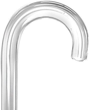 Lucite Tourist Handle Walking Cane With Lucite Shaft