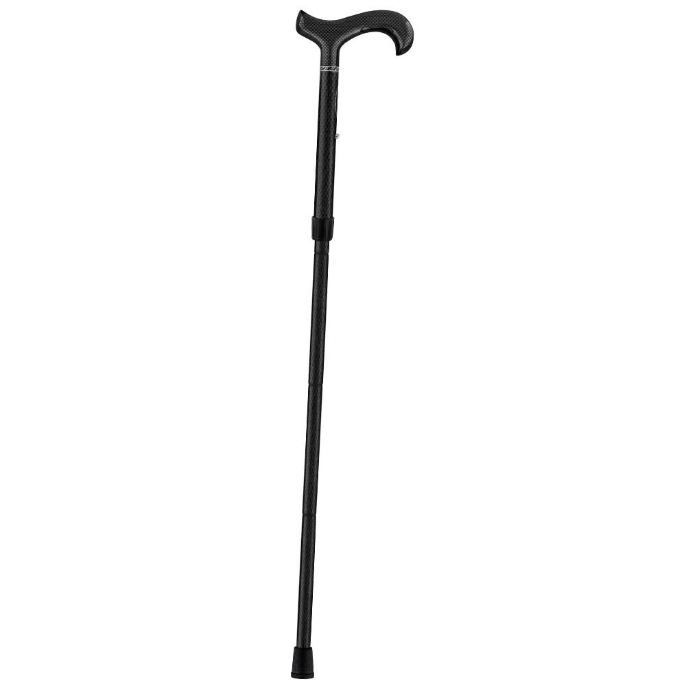 Mesh Carbon Black Folding Adjustable Walking Cane Fashionable Canes