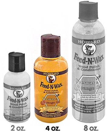 Howards Feed-N-Wax Wood Preserver 4 FL. OZ.