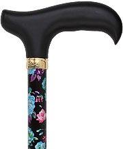 Midnight Bloom Standard Adjustable Cane