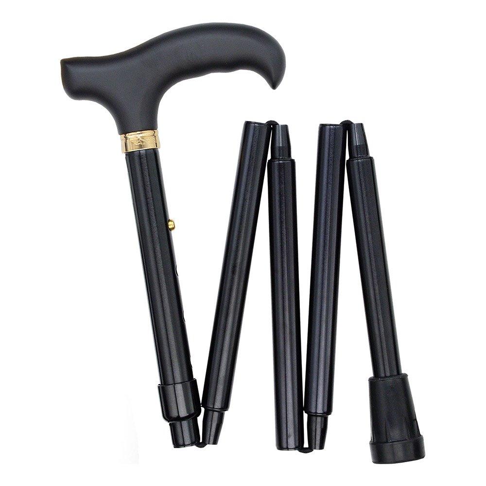 Royal Canes Folding Canes Black Mini Compact Adjustable Folding Cane Walking Cane 16344722309253 1200x1200 ?v=1605176376