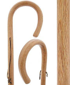 Brazos Rustic Wood Walking Cane, Hardwood, Knob Root Style Handle