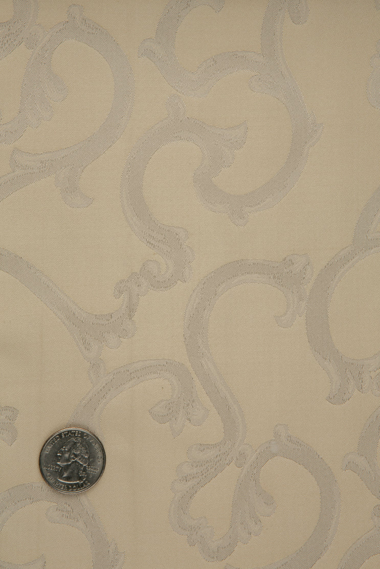 Cream Silk Jacquard 015 Fabric