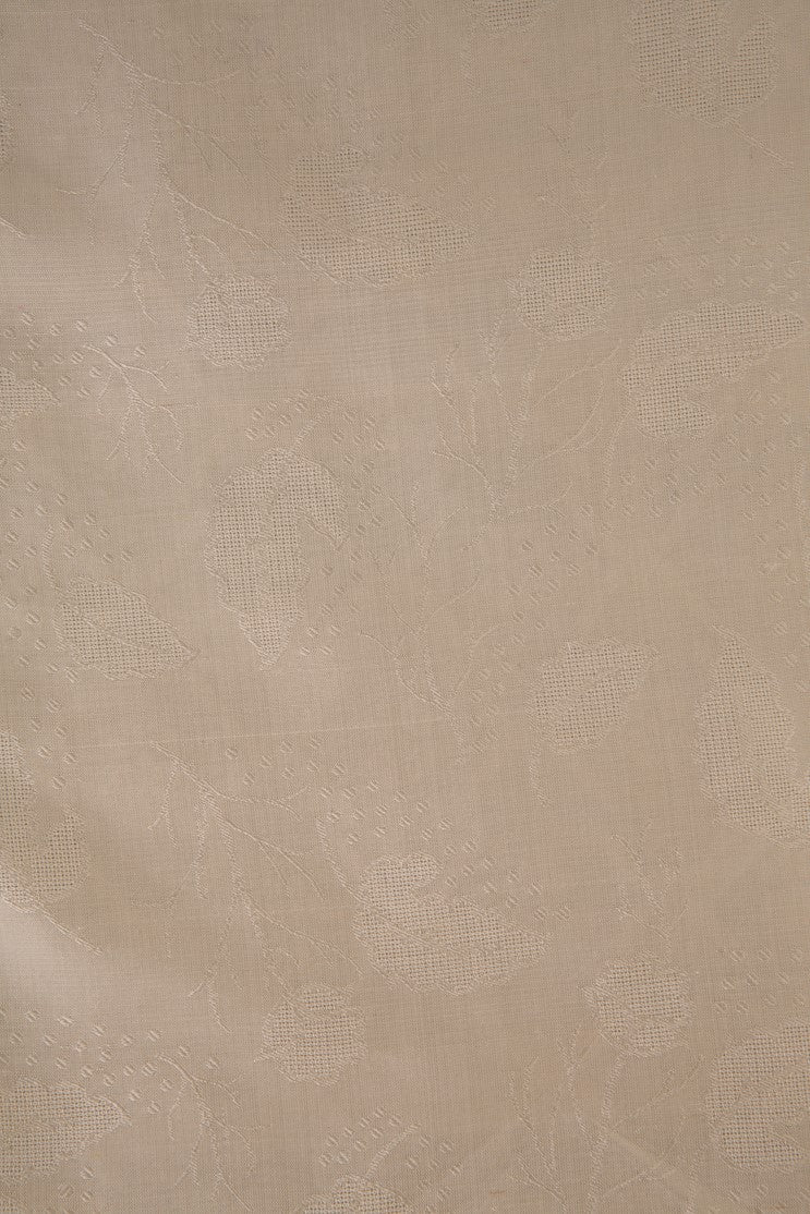 Whisper White Silk Jacquard 045 Fabric