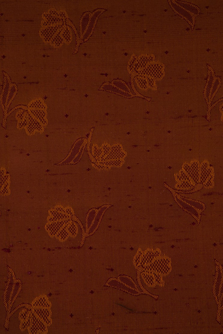 Red Silk Jacquard 083 Fabric
