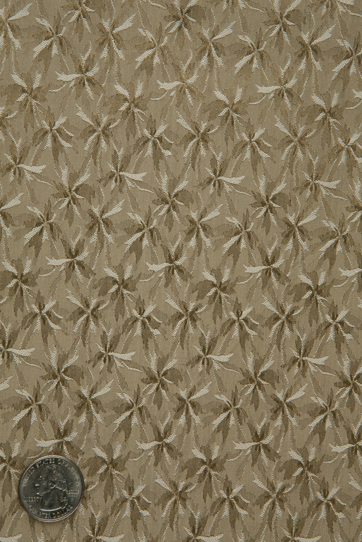 Oyster Gray Silk Jacquard 090 Fabric
