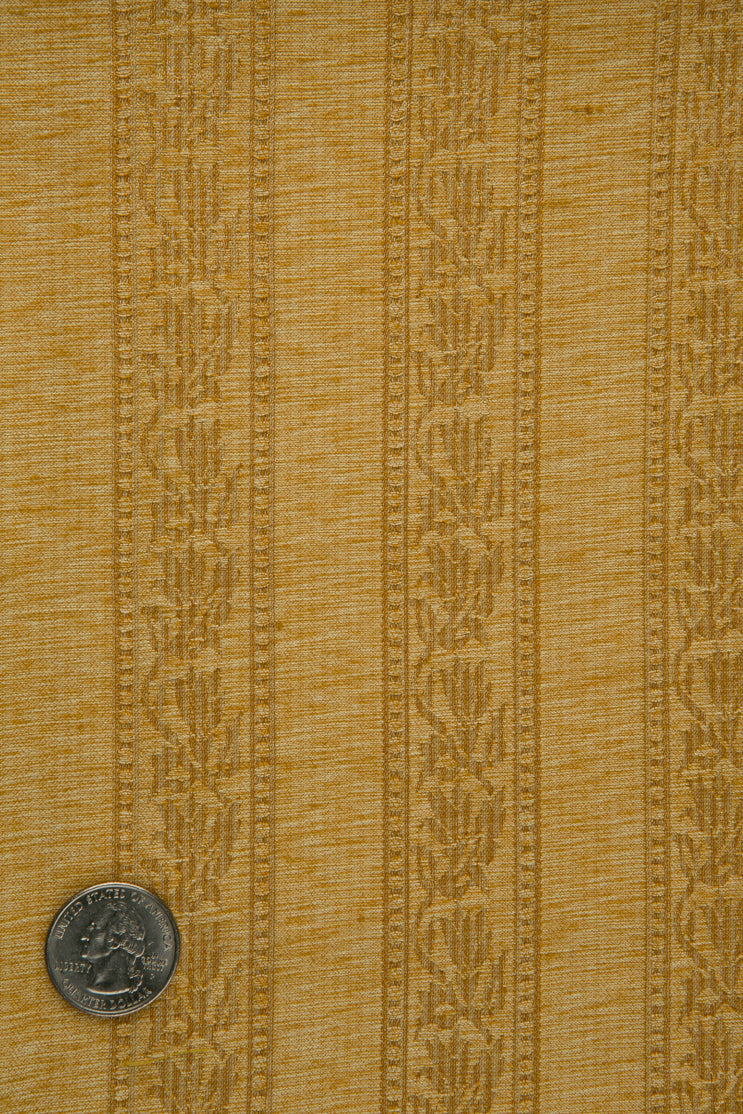 Honey Gold Silk Jacquard 111 Fabric