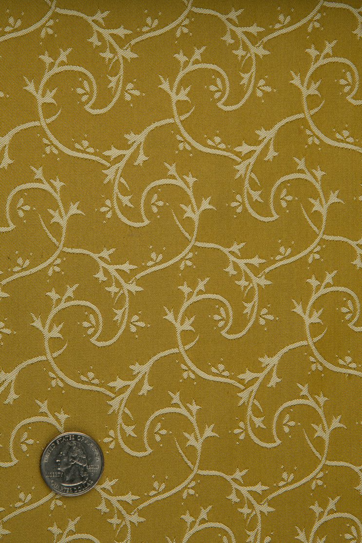 Gold Silk Jacquard 125 Fabric