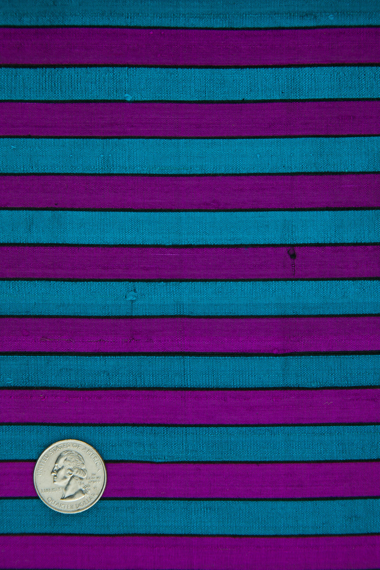 Purple Blue Silk Shantung 136 Fabric