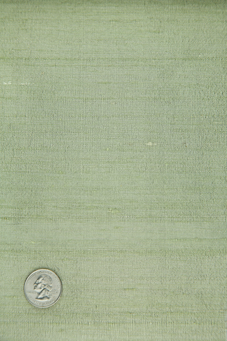 Frosty Green Silk Shantung 141/20 Fabric