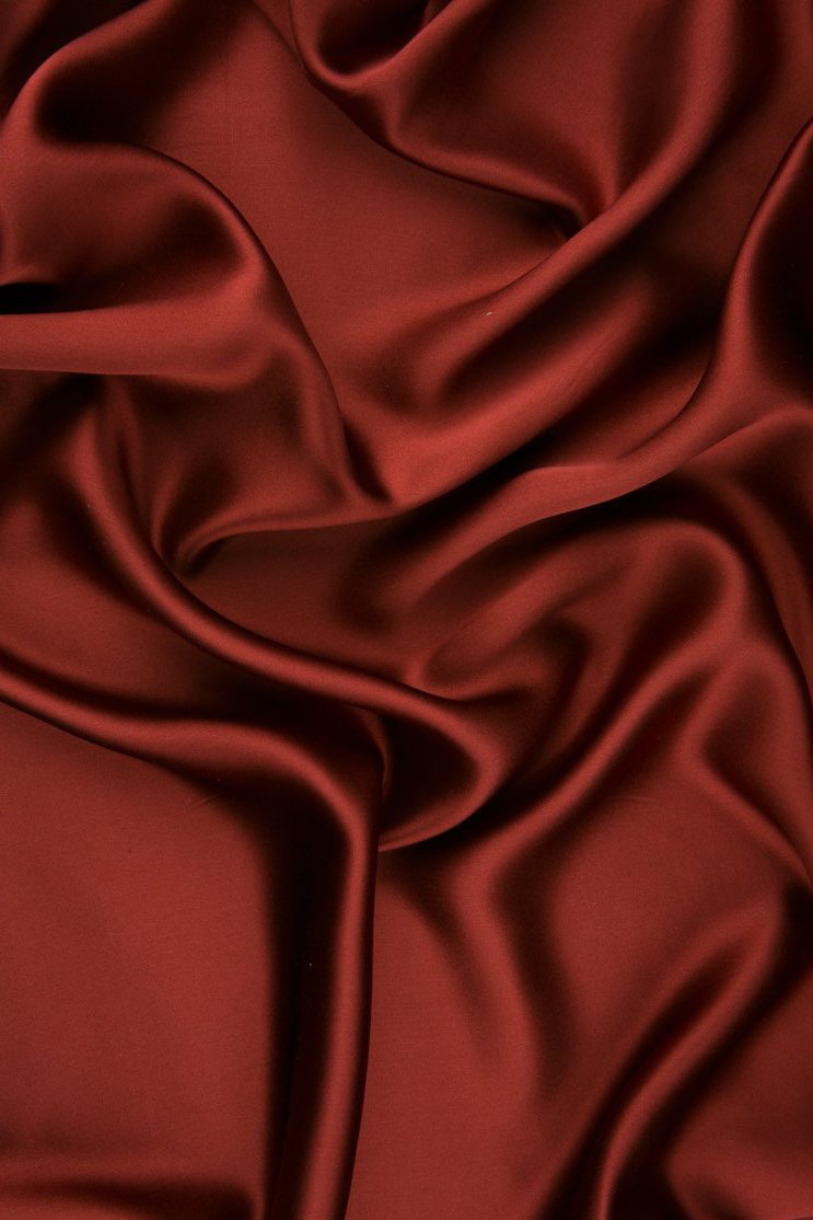 Cinnabar Stretch Charmeuse Fabric