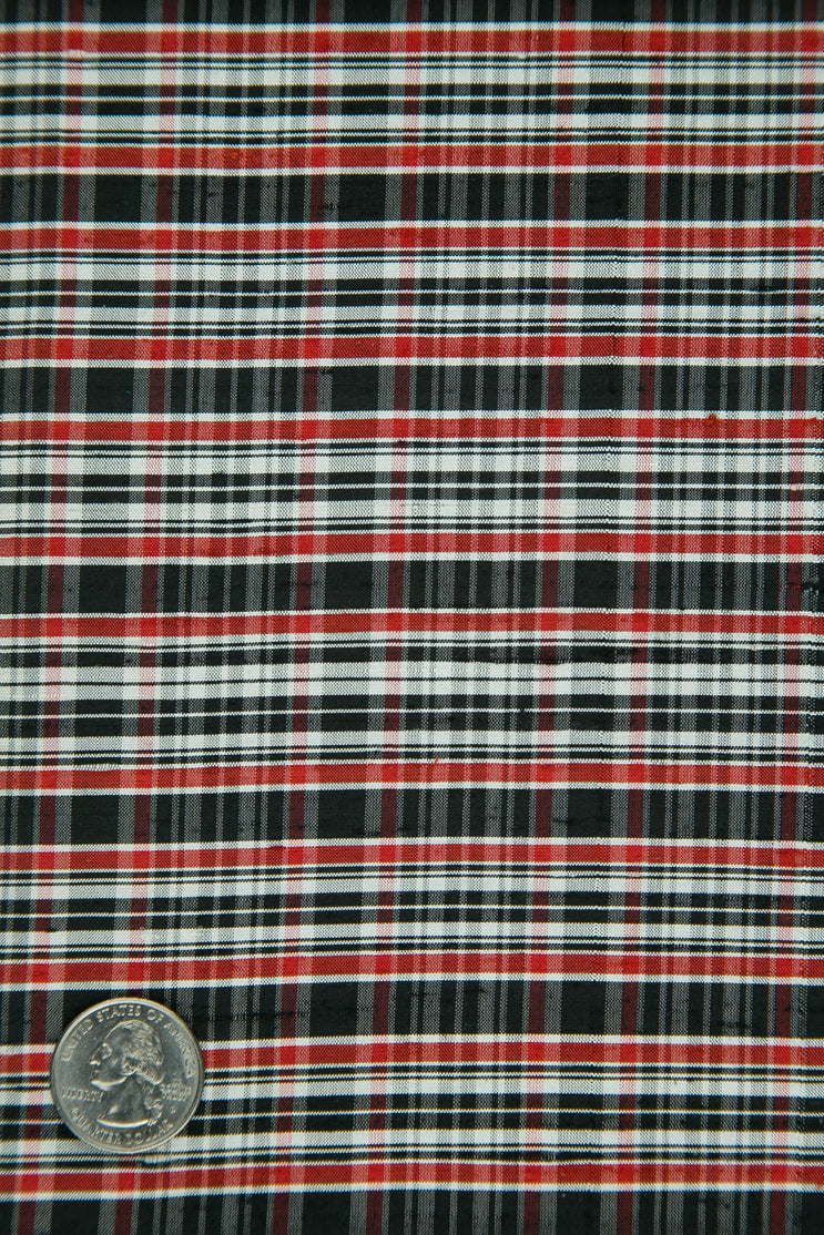 Multicolor Tartan Plaid Silk Shantung 176 Fabric