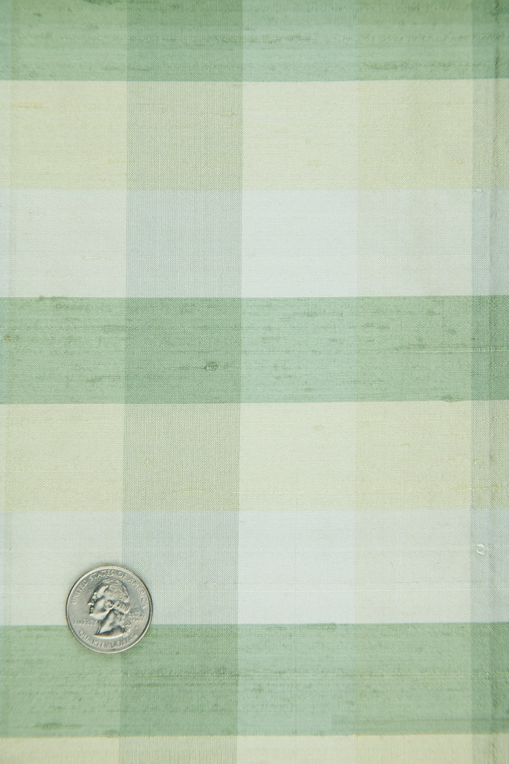 Multicolor Plaid Silk Shantung 251 Fabric