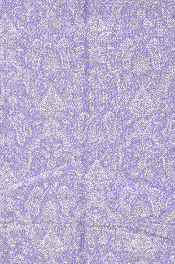 Lavender Silk Brocade Fabric