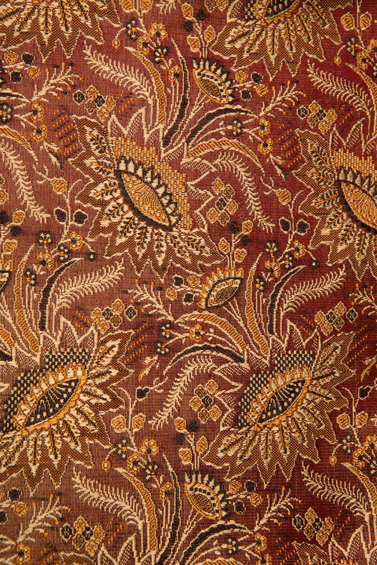 Magenta Silk Brocade 418 Fabric
