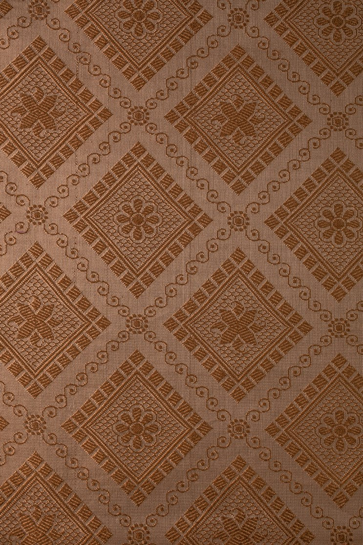 Copper Silk Brocade 424 Fabric