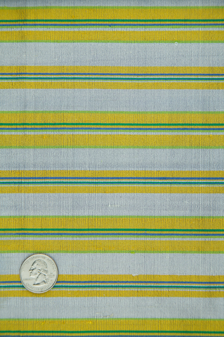 Multicolor Striped Silk Shantung 440 Fabric