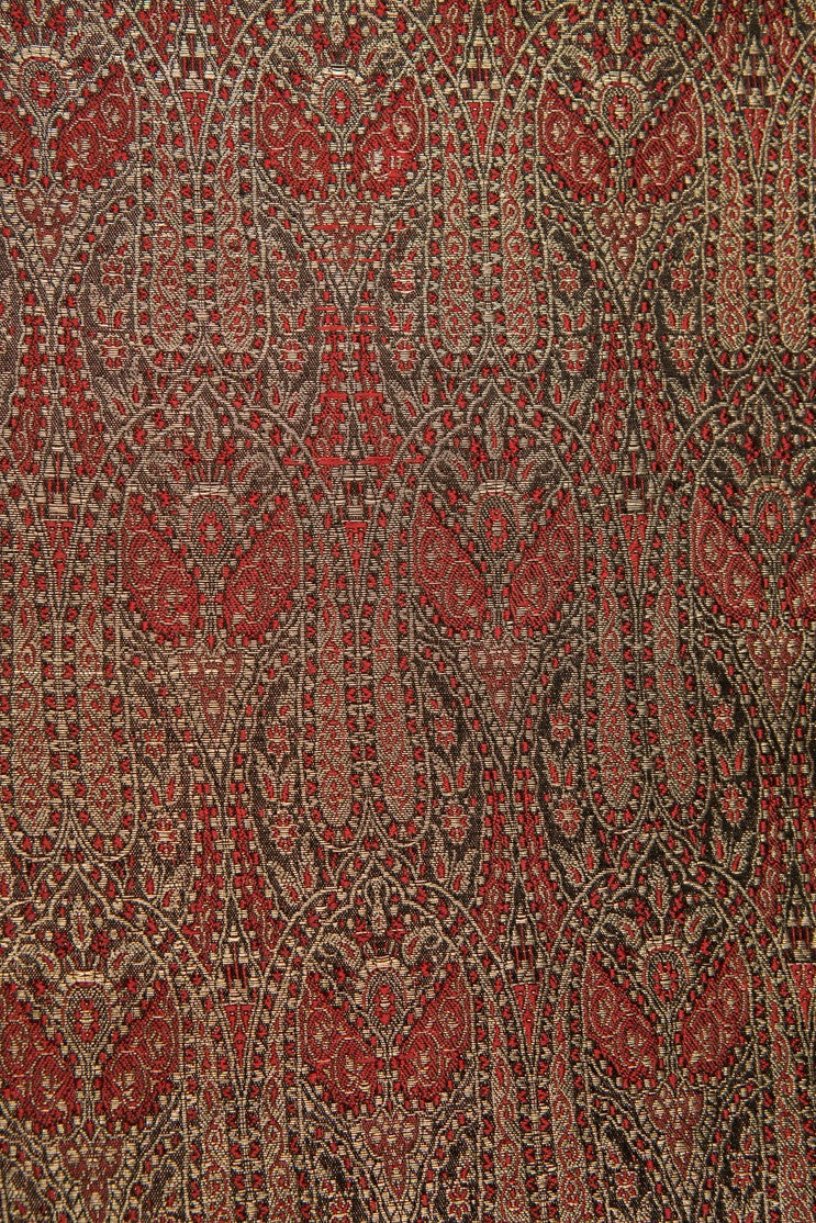 Red Silk Brocade 453 Fabric