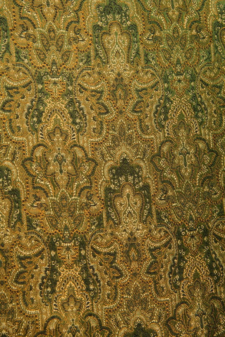 Green Silk Brocade 471 Fabric