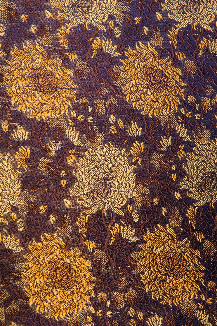 Purple Silk Brocade 478 Fabric