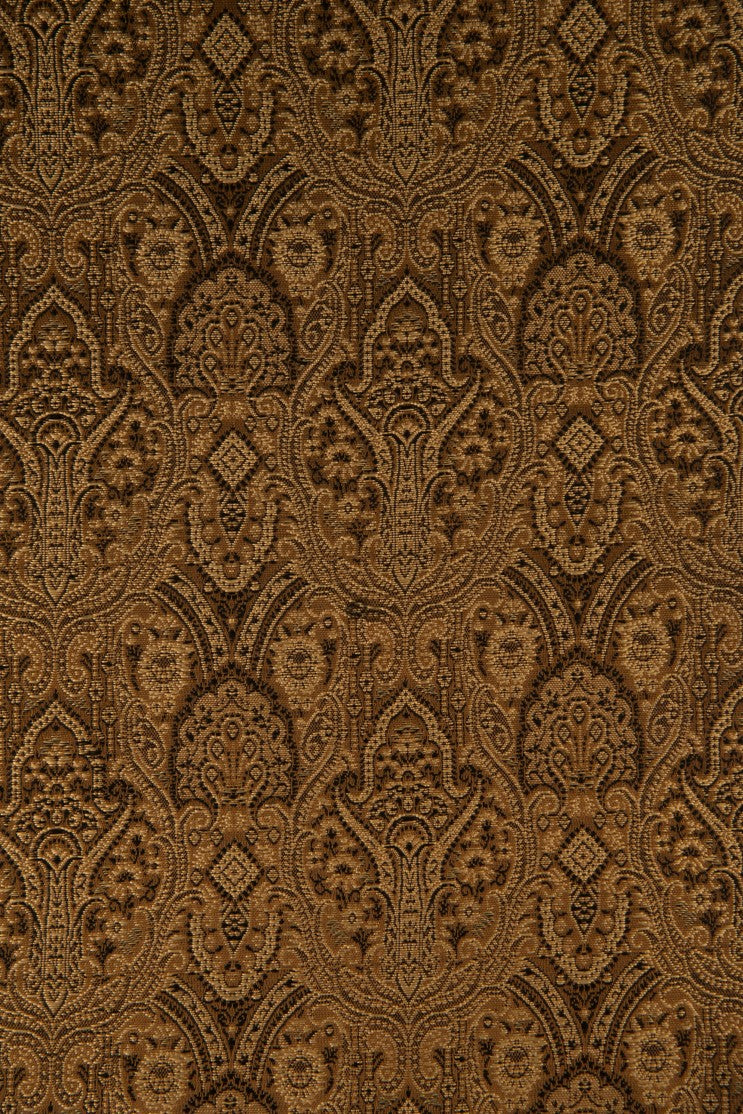 Brown Silk Brocade 506 Fabric