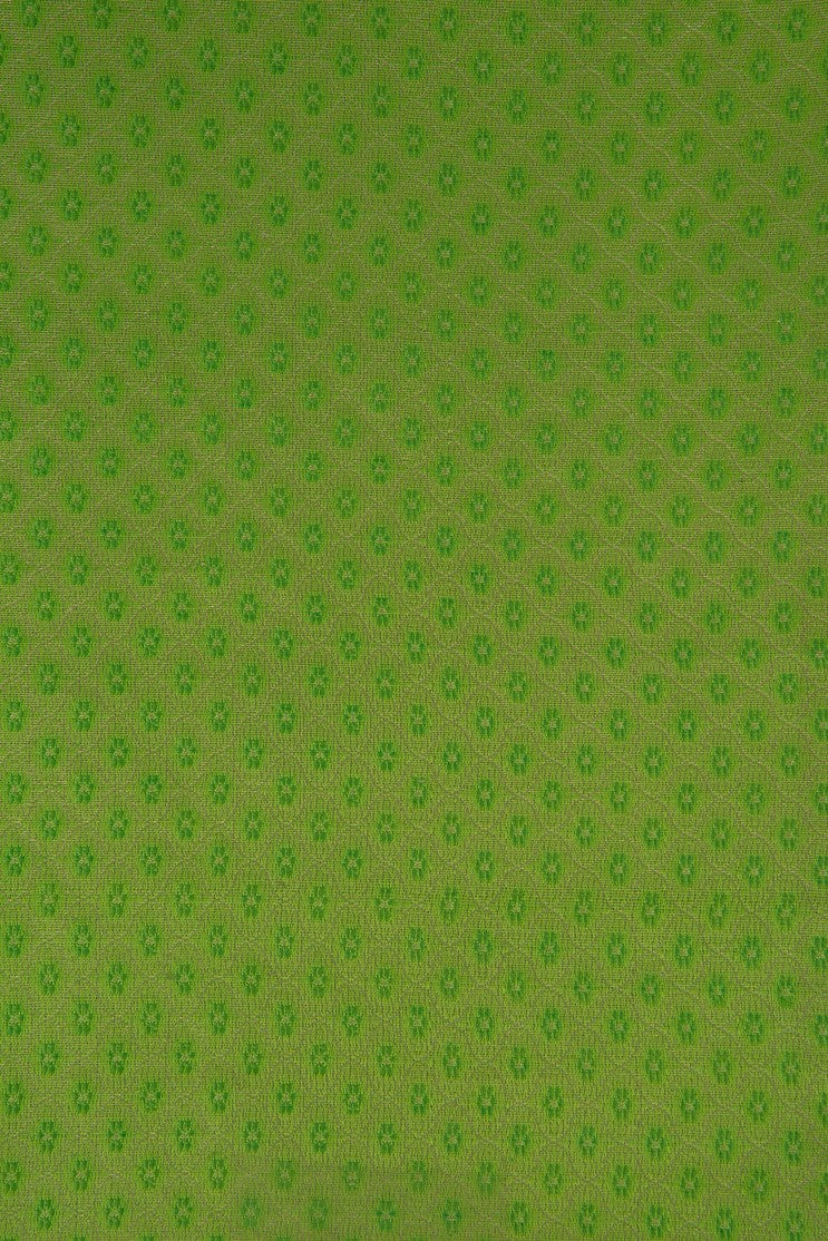 Bright Green Silk Brocade 515 Fabric