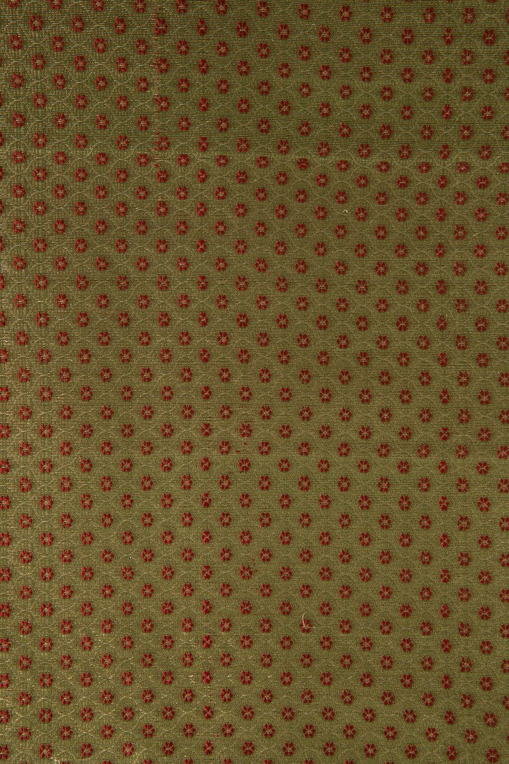 Golden Red Silk Brocade 515 Fabric