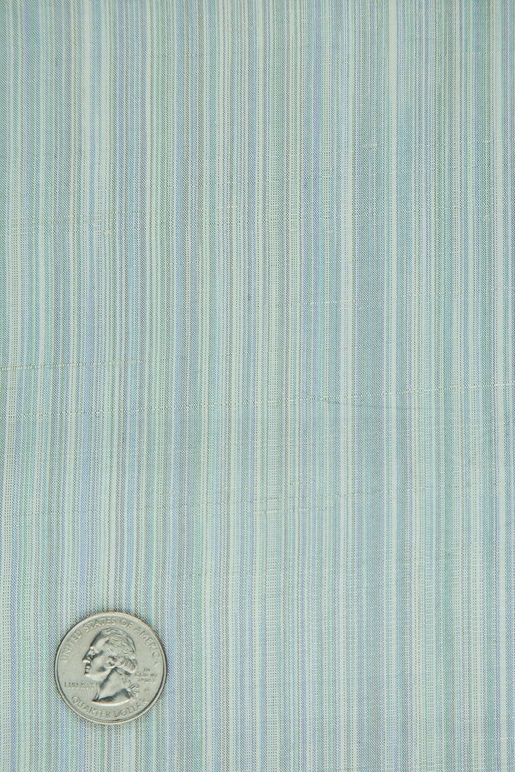 Multicolor Striped Silk Shantung 578 Fabric