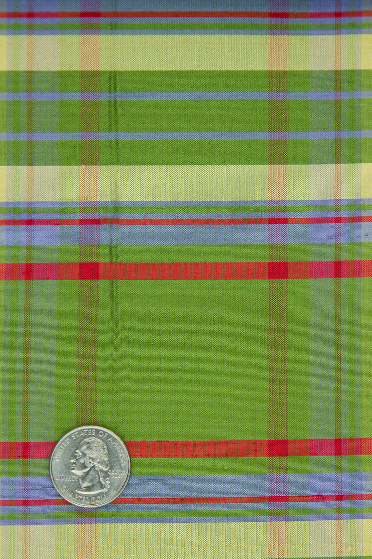 Mulitcolor Tartan Shantung 592 Fabric