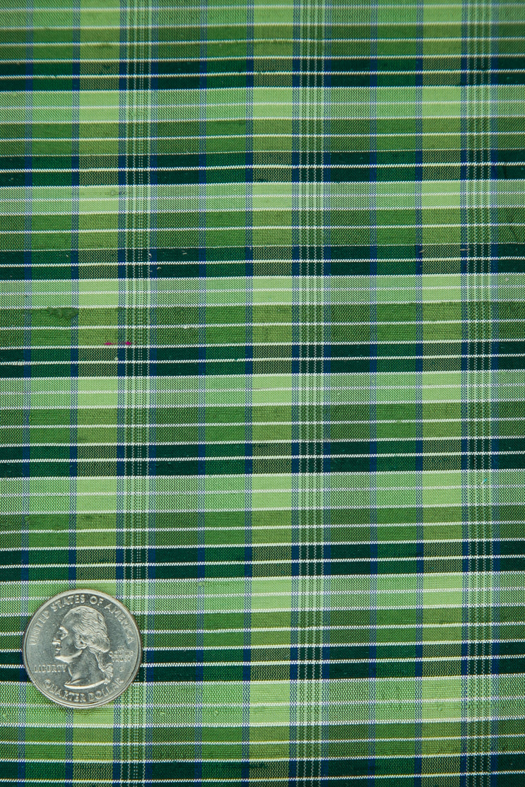 Mulitcolor Tartan Shantung 603 Fabric