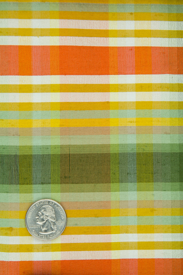 Mulitcolor Tartan Shantung 657 Fabric