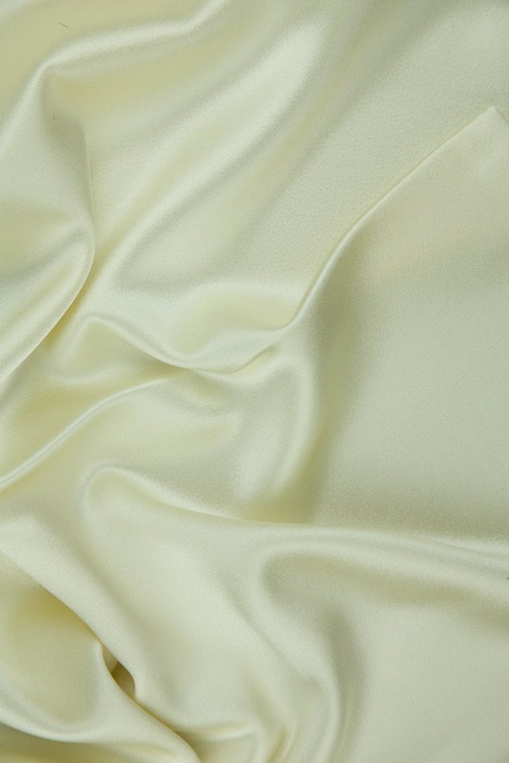 Papyrus Silk Crepe Back Satin Fabric