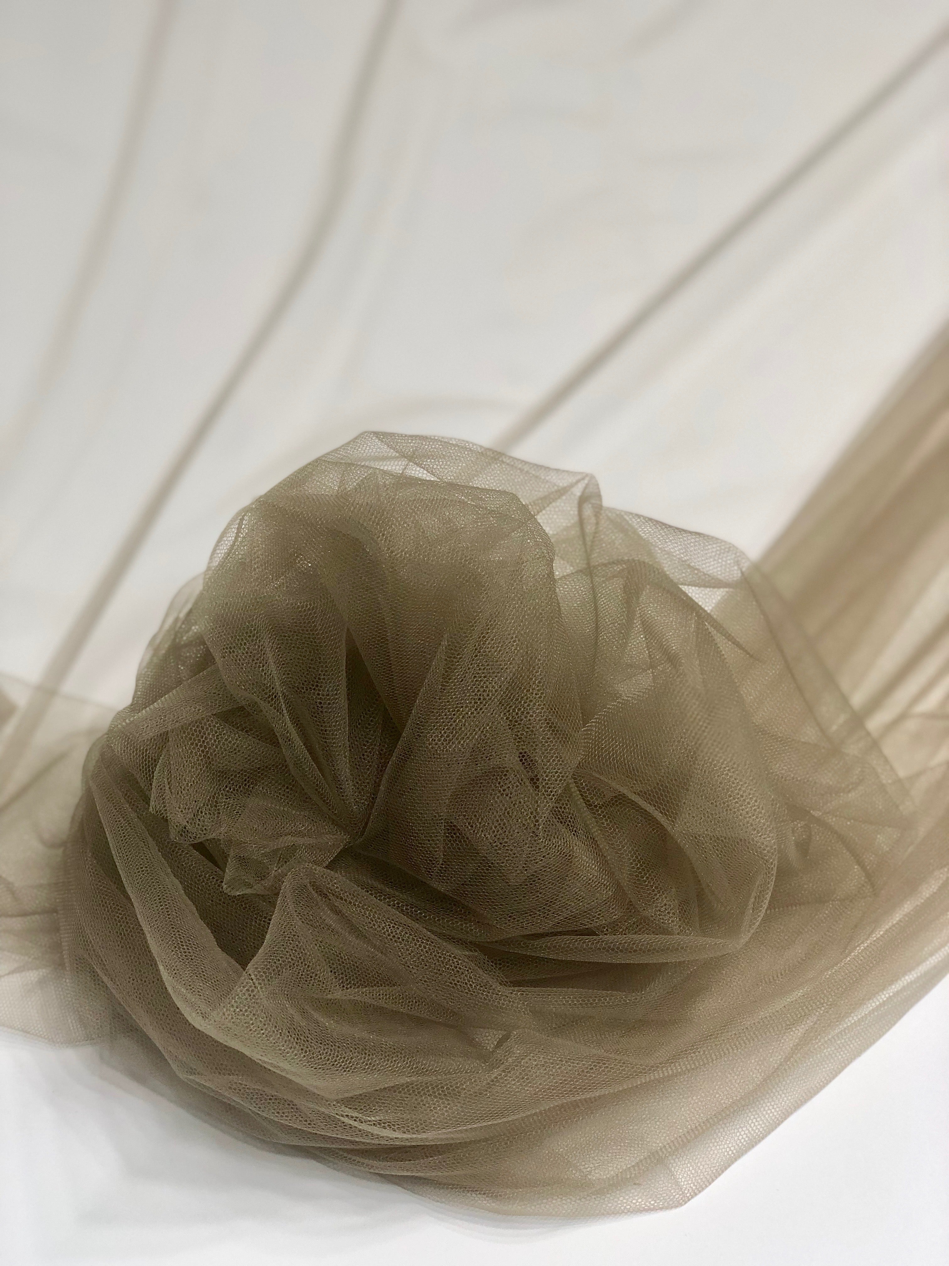 Mink Italian Nylon Tulle Fabric