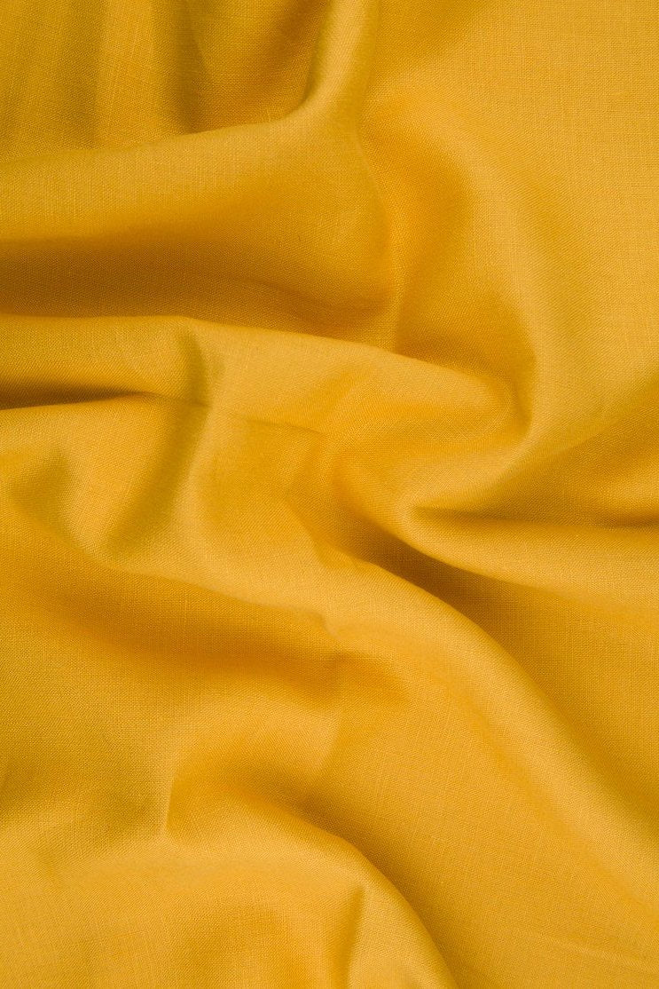Mustard Medium Weight Linen Fabric