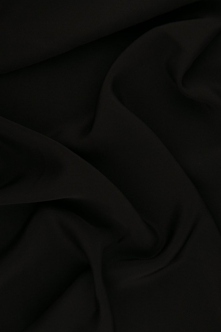 Dark Merlot Silk 4-Ply Crepe Fabric
