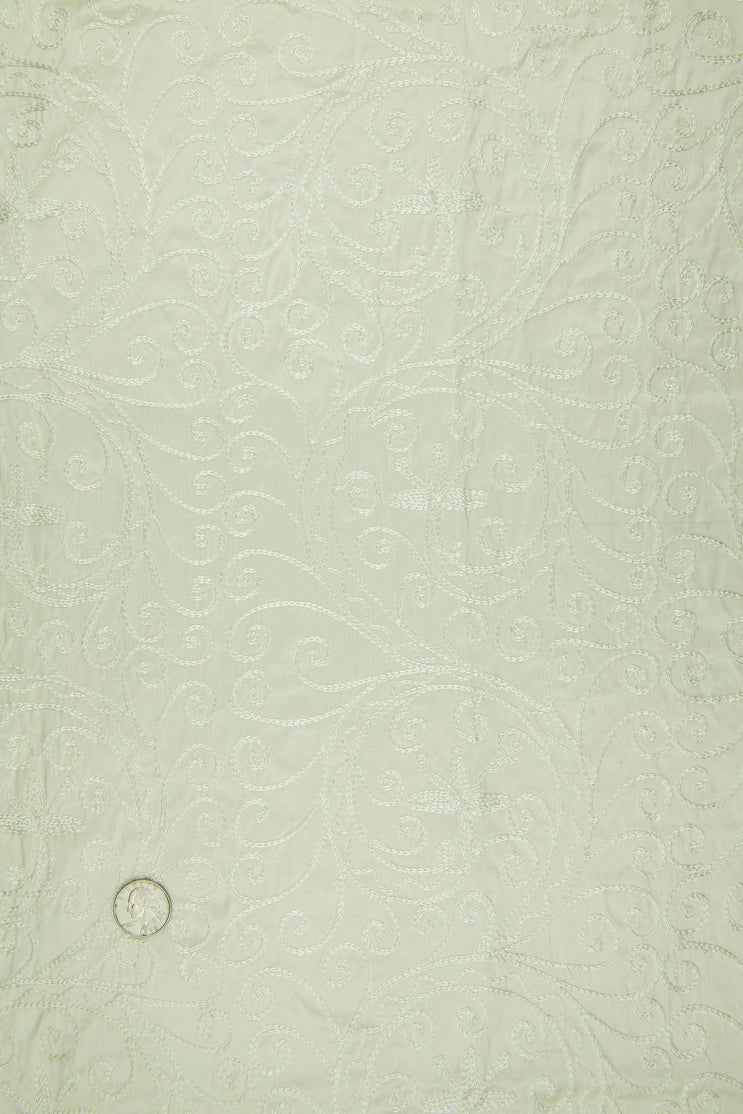 Embroidered Dupioni Silk MED-057/3 Fabric