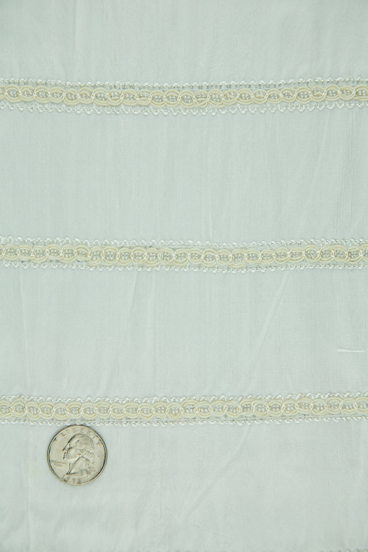 Embroidered Dupioni Silk MED-112/4 Fabric