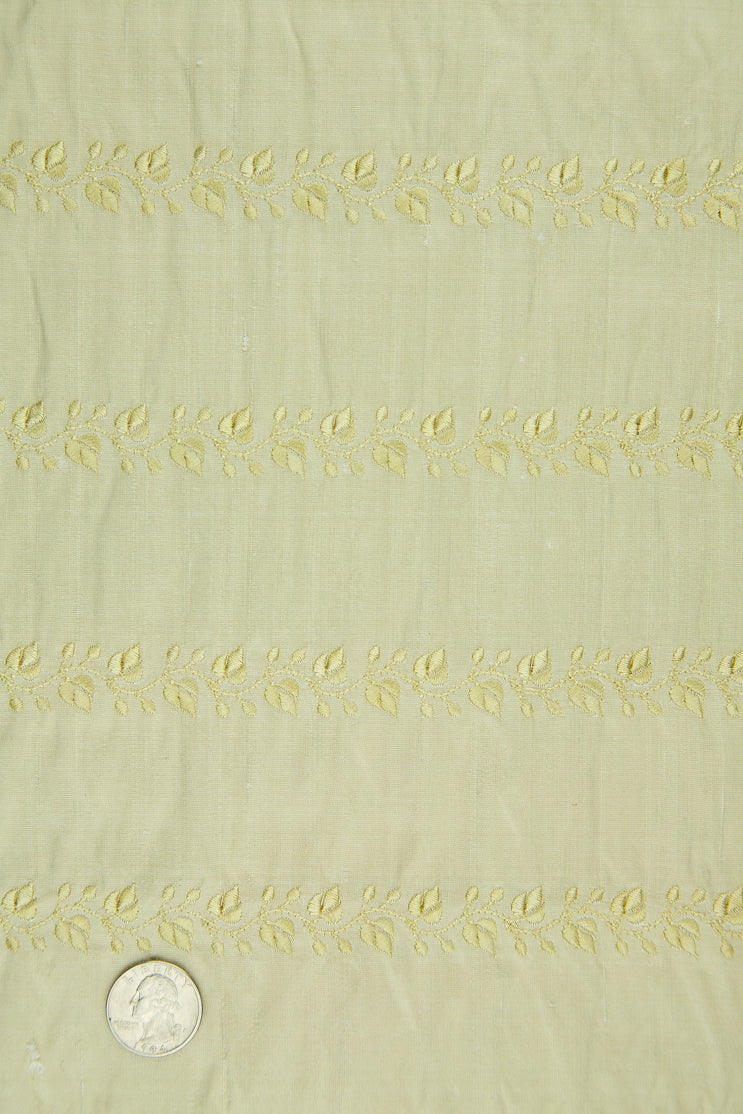 Embroidered Dupioni Silk MED-119/1 Fabric