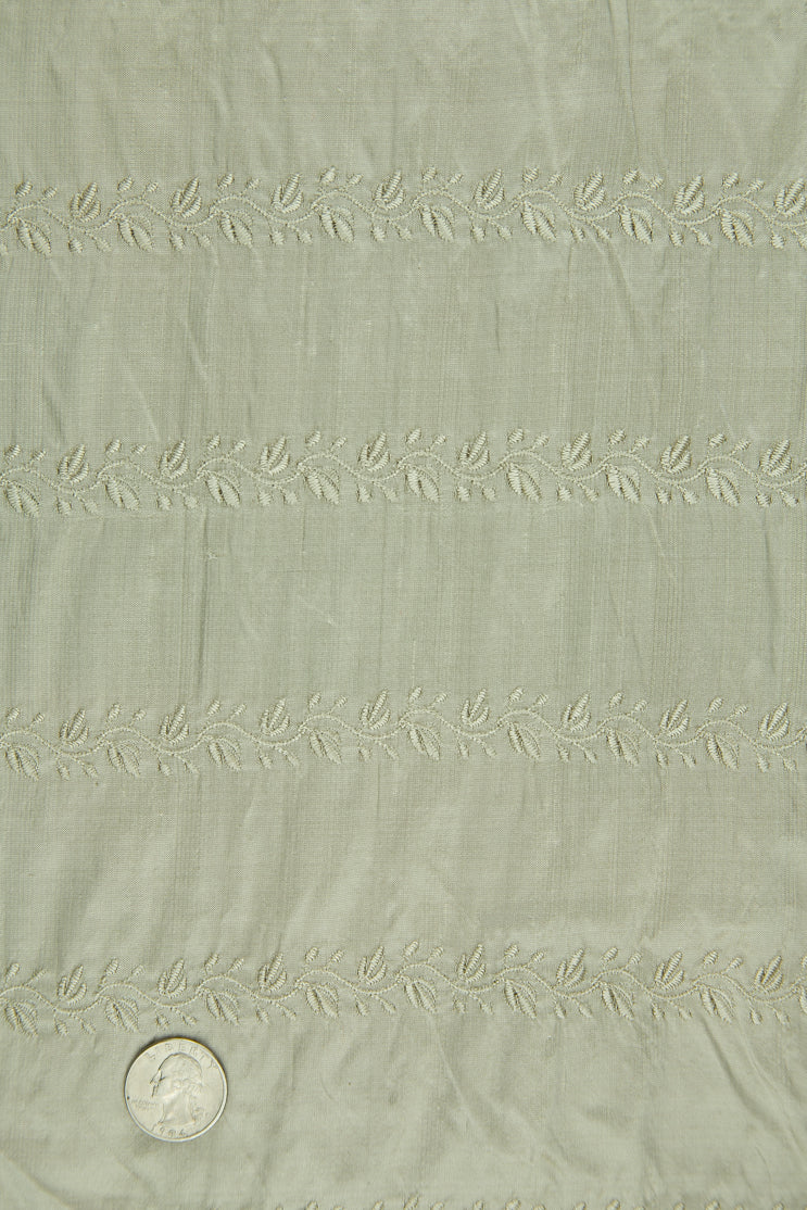 Embroidered Dupioni Silk MED-119/12 Fabric
