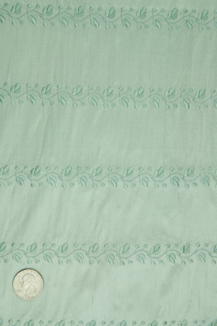 Embroidered Dupioni Silk MED-119/21 Fabric
