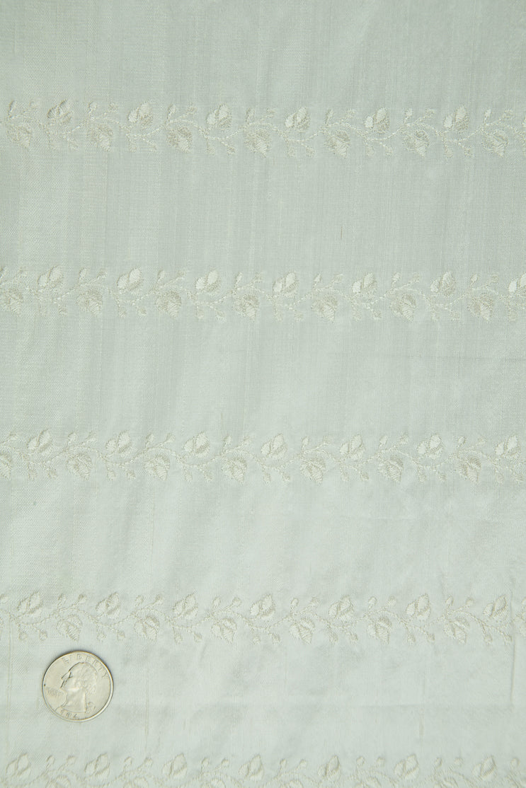 Embroidered Dupioni Silk MED-119/23 Fabric