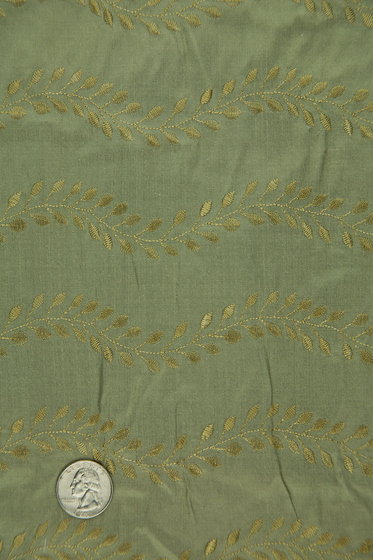 Embroidered Dupioni Silk MED-132/4 Fabric