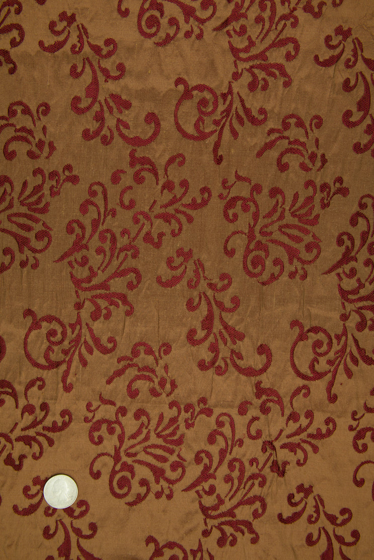 Embroidered Dupioni Silk MED-161/10 Fabric