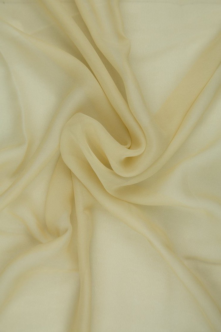 Macadamia Silk Chiffon Fabric